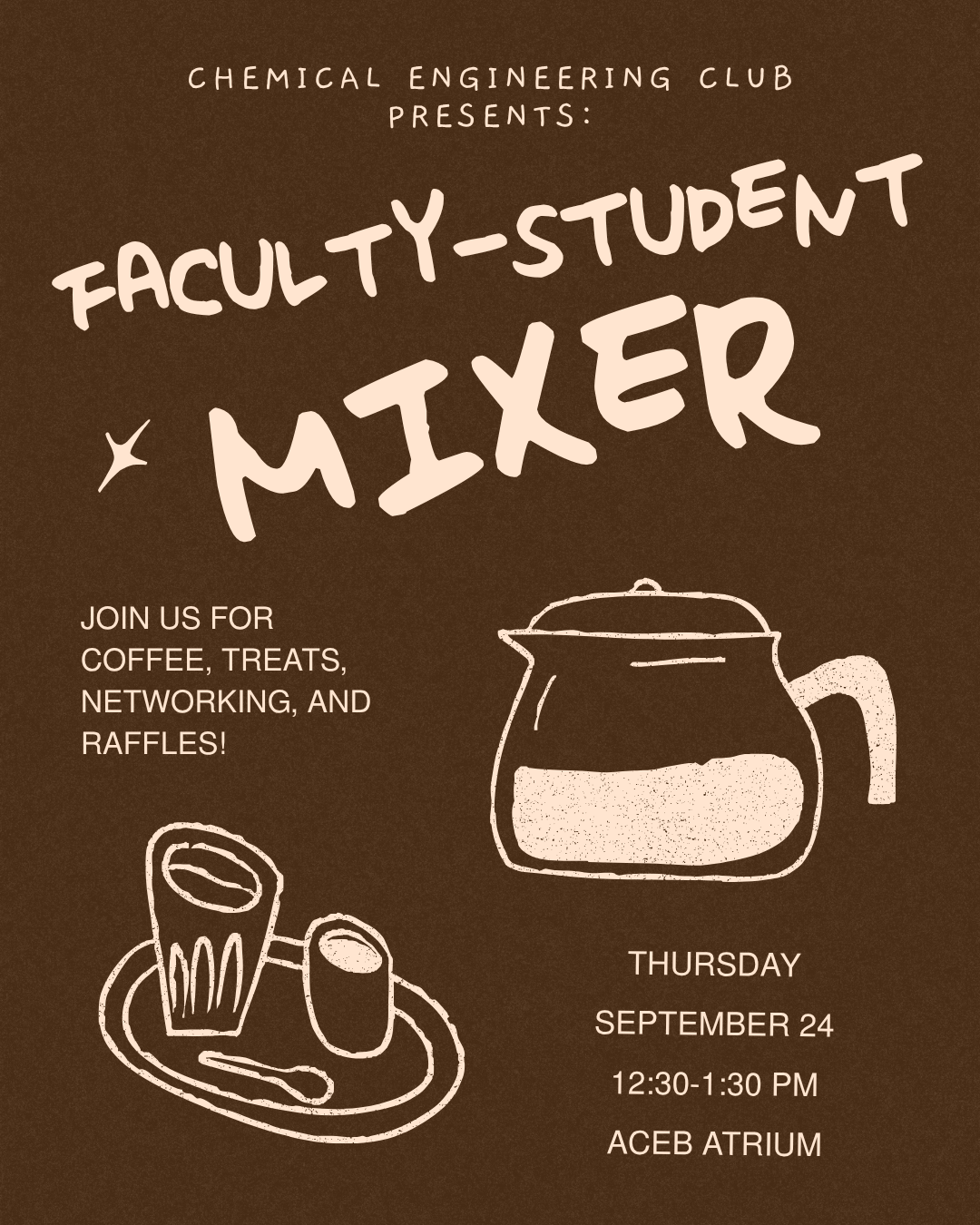 Faculty-Student Mixer poster